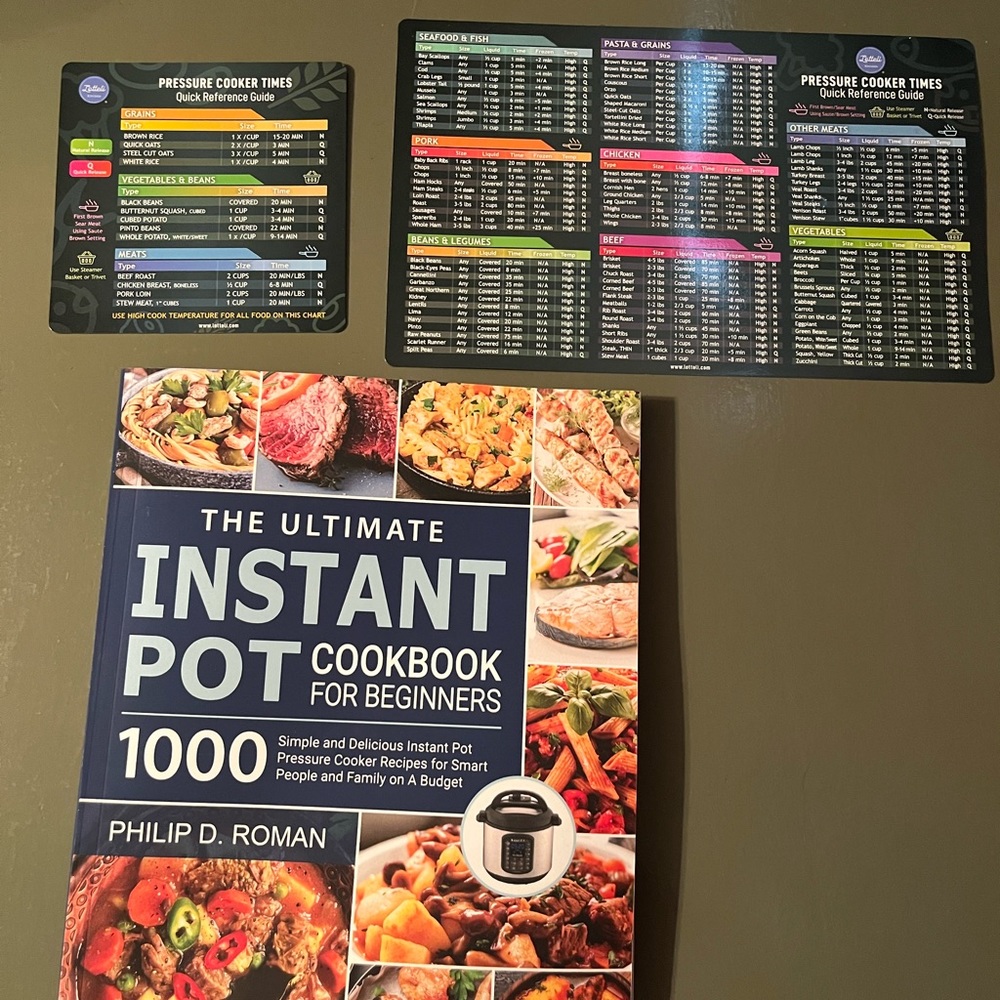 Brand new instapot, with new instapot cook book. - Picture 2 of 3